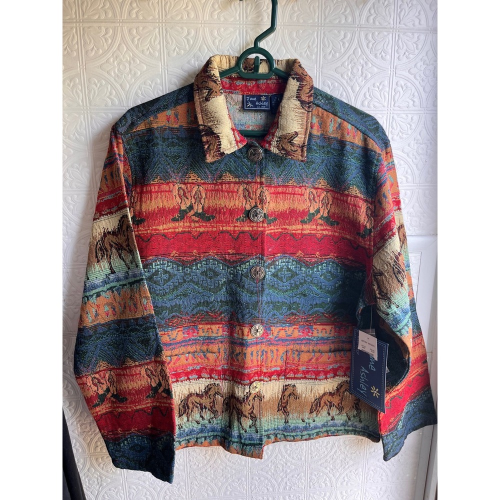 Jane Ashley Multicolor Patterned Jacket